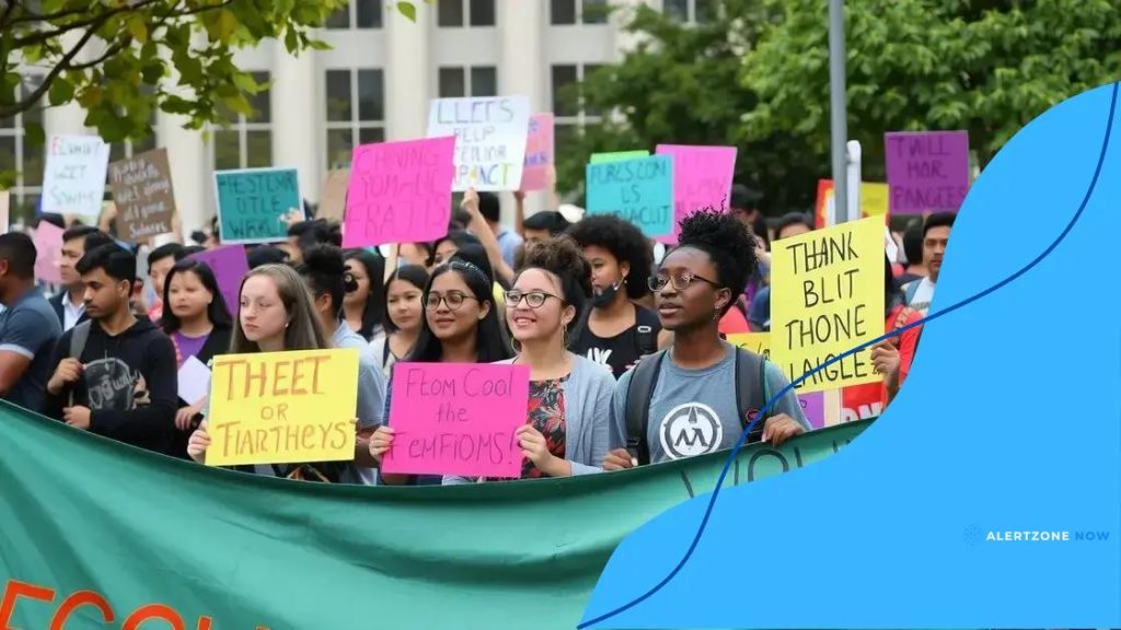 Student protests over campus bans spark nationwide debate