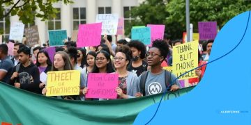 Student protests over campus bans spark nationwide debate
