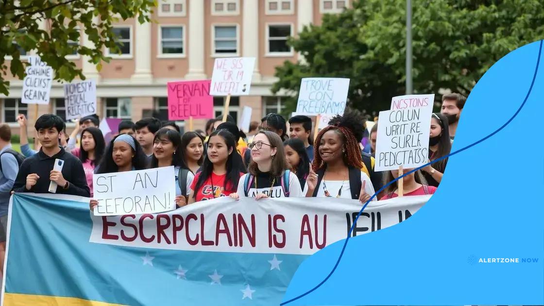 How protests influence university policies