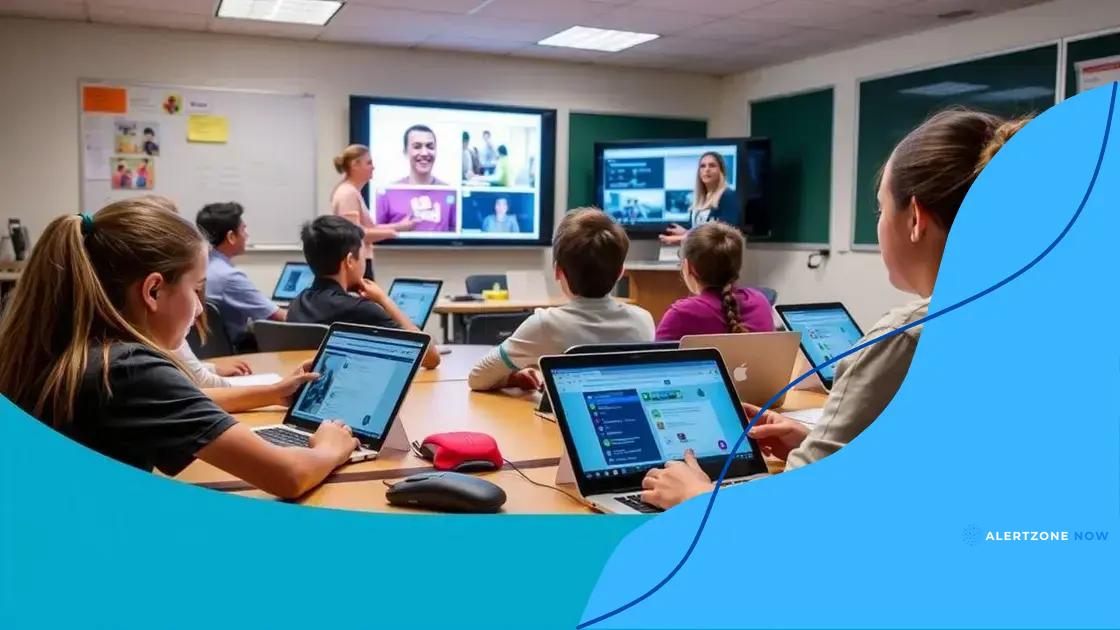 Benefits of digital classrooms for students