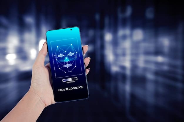 A user-friendly digital voting interface on a smartphone, showcasing blockchain-secured voting options. The design features a simple and intuitive layout with vibrant colors, clear instructions, and a prominent 