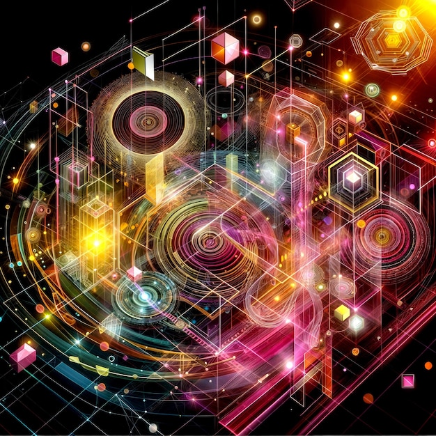 A high-tech image depicting various sectors being impacted by quantum computing. Use icons and visual elements to represent healthcare, finance, energy, and other relevant sectors, all connected to a central quantum computing core.