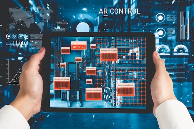A visual representation of data processing happening closer to the source, such as a smart factory with sensors connected to edge computing devices.