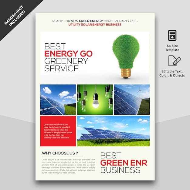 A corporate social responsibility report cover featuring wind turbines and solar panels, highlighting the transition to renewable energies in the Brazilian corporate sector.