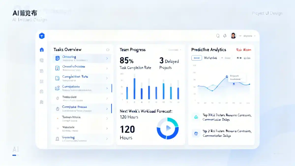 AI project management dashboard for remote teams
