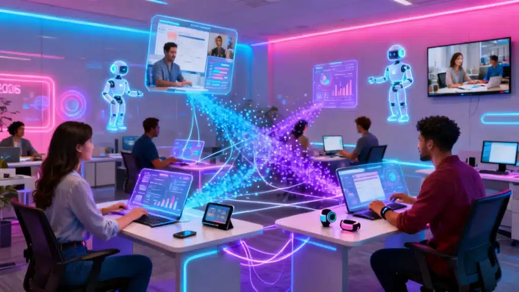 AI Tools Revolutionize US Remote Workflows by 2026