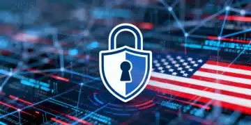 Digital padlock with shield symbolizing FTC consumer protection and data security policies for 2026.