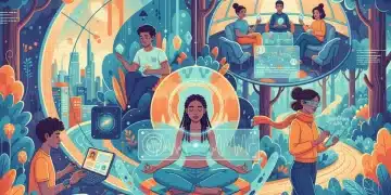 Diverse people practicing mental wellness activities in 2026