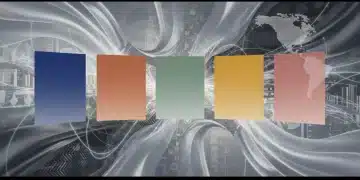 Vibrant 2026 color palette swatches for American apparel trends