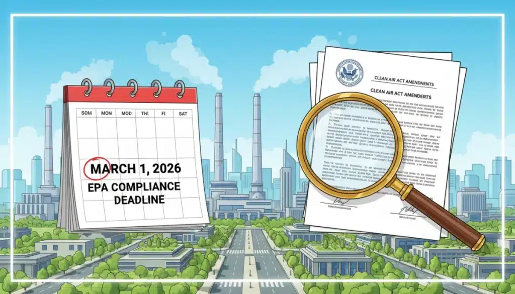 EPA Regulations 2026: Business March 1st Updates